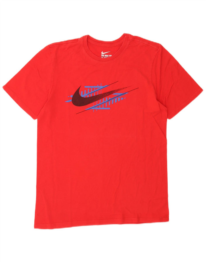 Nike Herren Athletic Cut Graphic T-Shirt Top Mittelrot