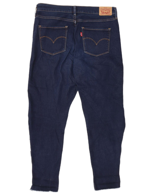 Levi's Damen 315 verkürzte Jeans W29 L25 marineblaue Baumwolle