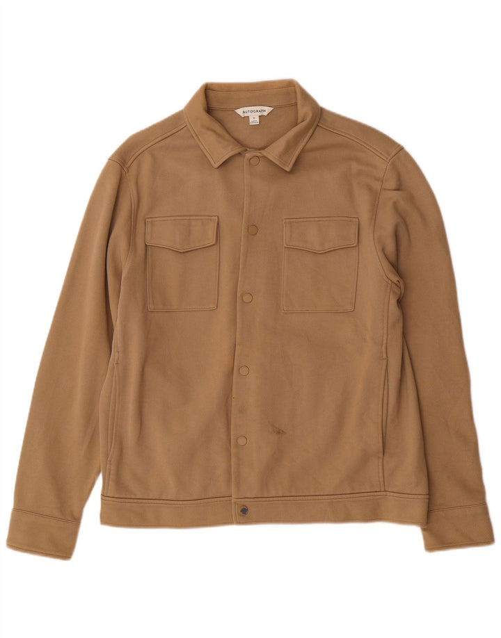 Autograph Herren-Utility-Jacke, UK 38, mittelbeige Baumwolle