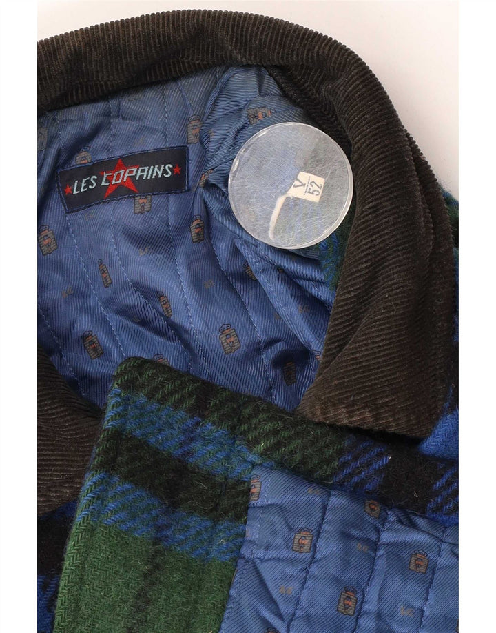 Les Copains Herren-Utility-Jacke IT 52 XL grün kariert