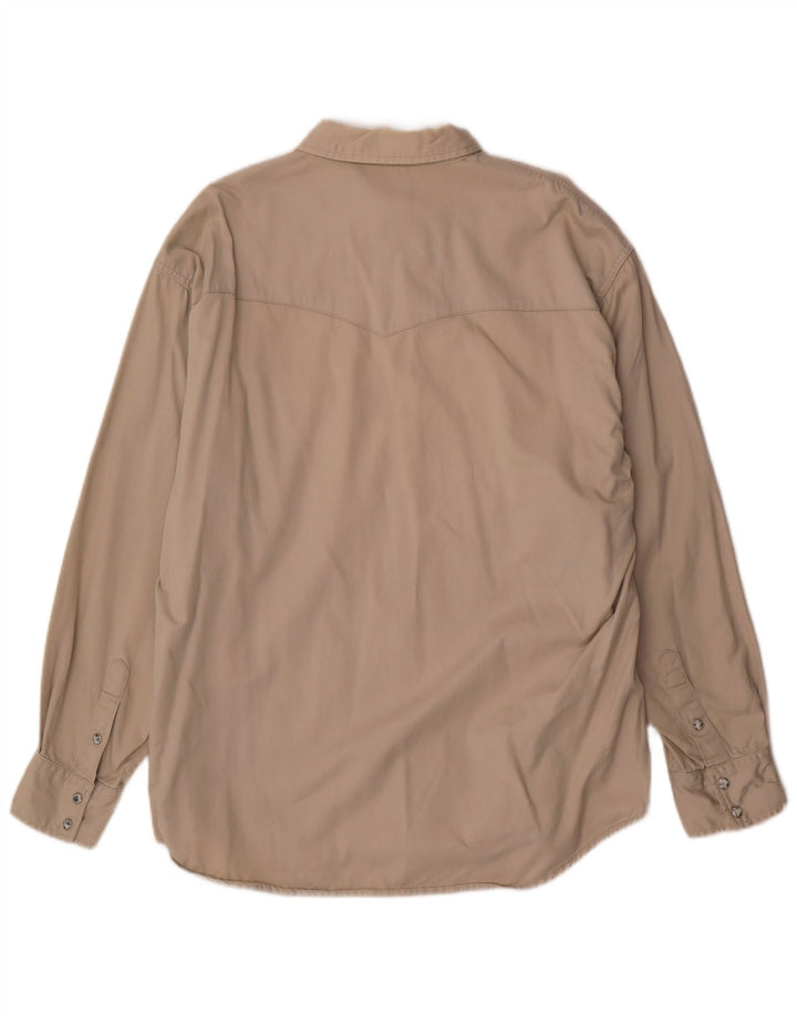 Lee Herrenhemd XL Beige Baumwolle