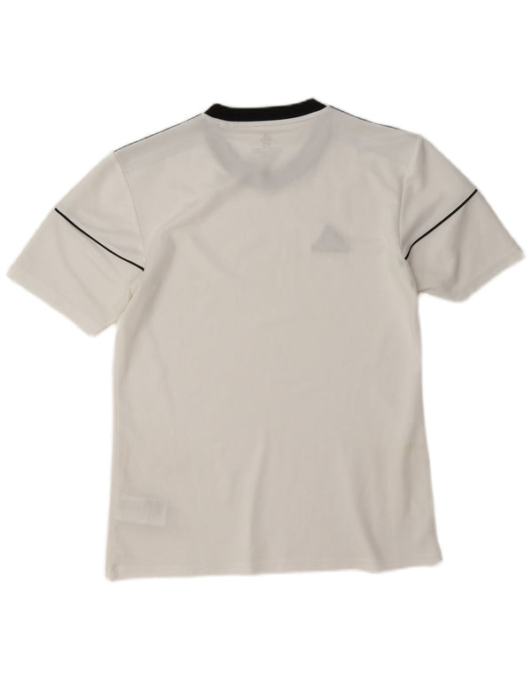 Adidas Herren Climalite T-Shirt Top XS Weiß Colourblock Polyester