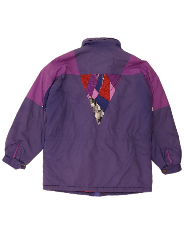 SERGIO TACCHINI Herren-Skijacke mit Kapuze, UK 40, Größe L, Marineblau, Farbblock