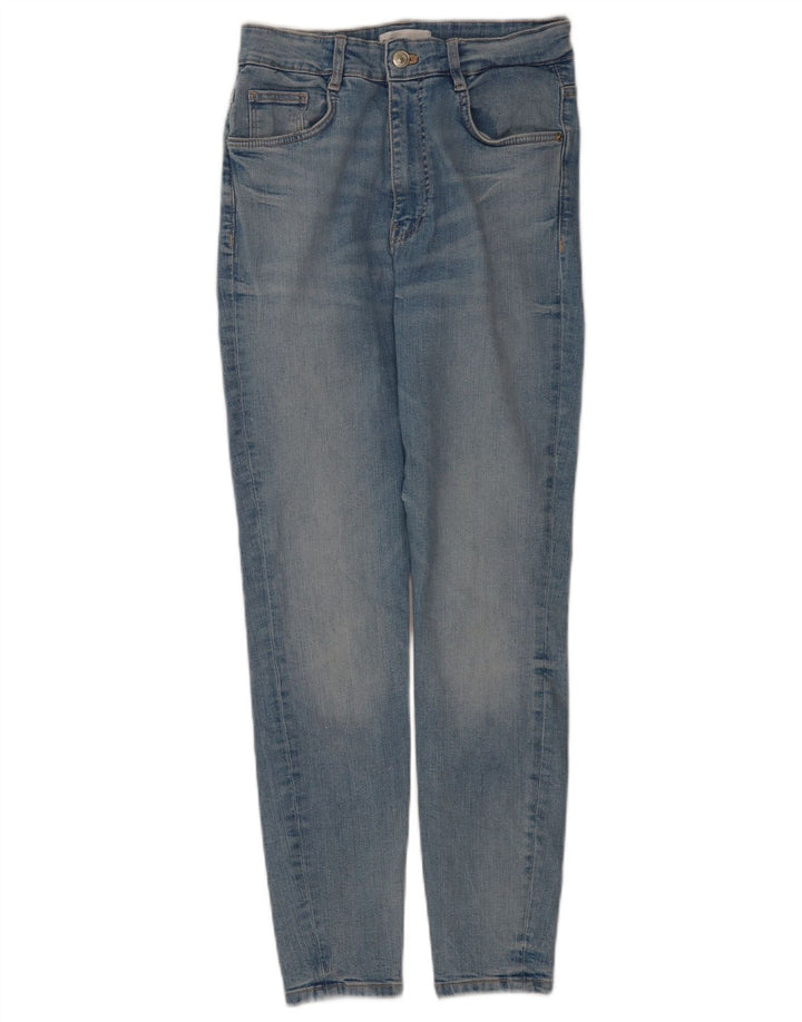 Zara Damen Slim Jeans EU 38 Small W28 L28 Blaue Baumwolle