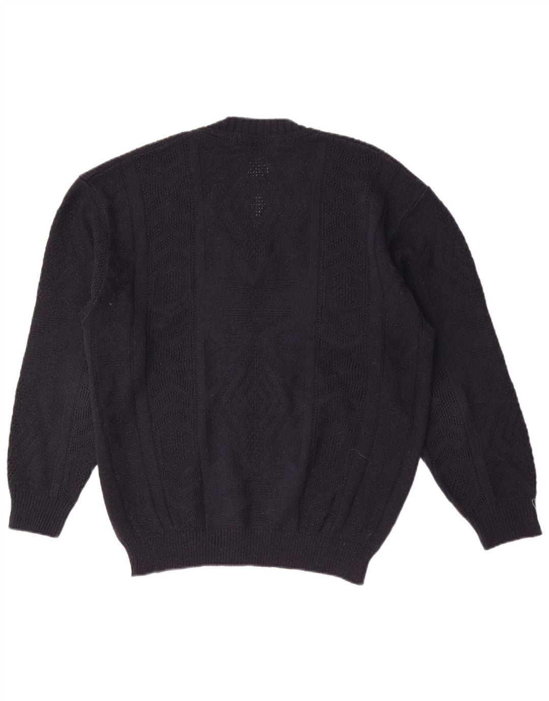 Marks & Spencer Herren-Pullover mit V-Ausschnitt, Mittelblau, Acryl