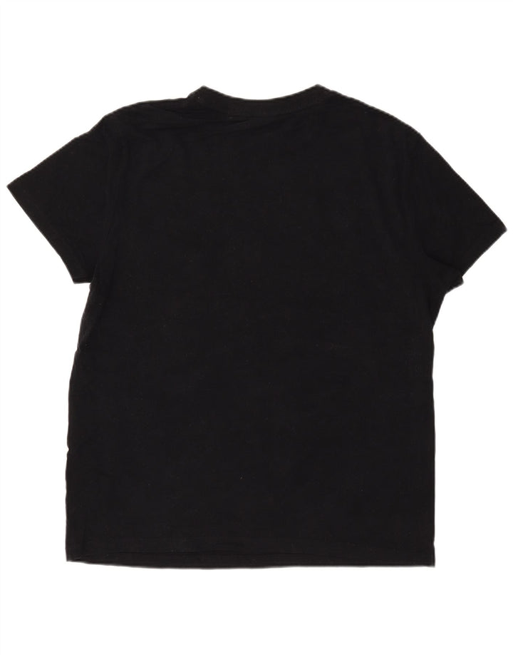 Superdry Herren T-Shirt Top XL Schwarz Baumwolle