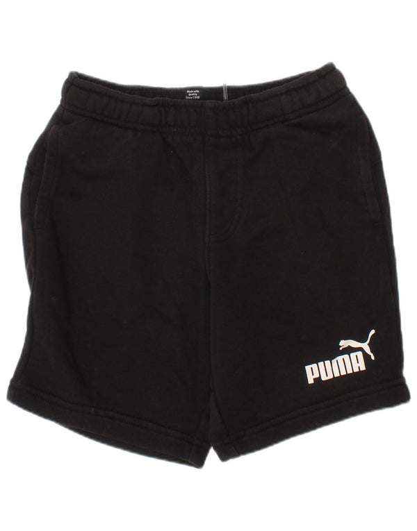 PUMA Jungen Sportshorts 5–6 Jahre, schwarze Baumwolle