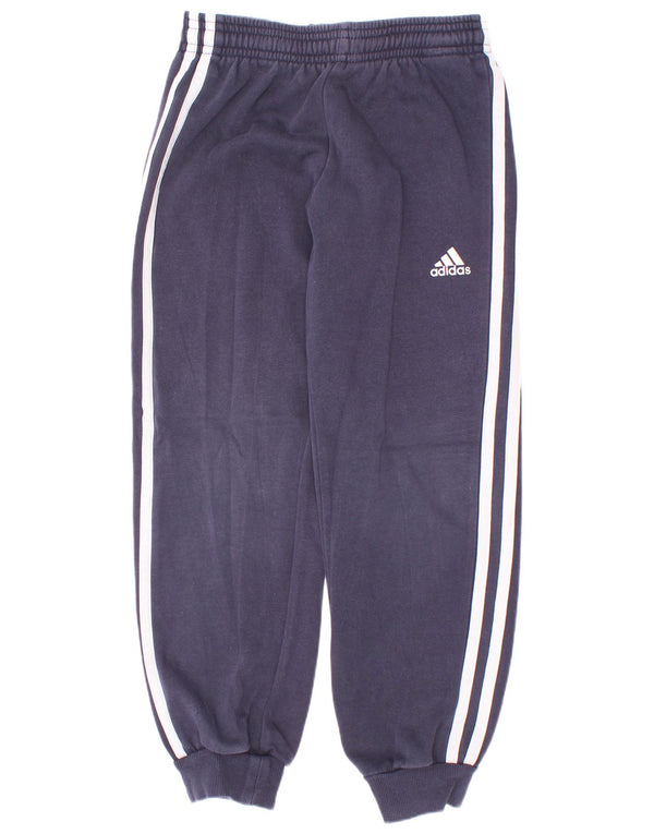 Adidas Jungen-Trainingshose, Jogginghose, 6–7 Jahre, marineblaue Baumwolle