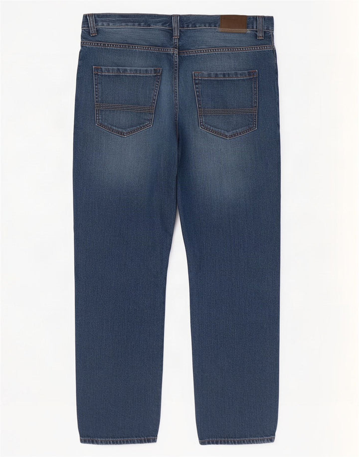 Timberland Herren Straight Jeans W36 L32 Blaue Baumwolle