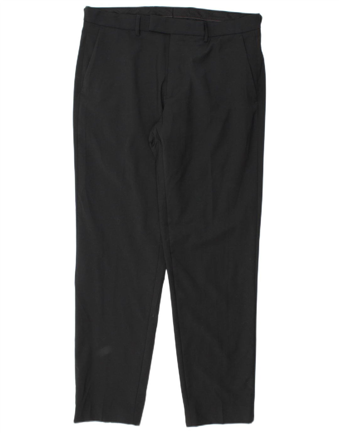 Marks & Spencer Herren Autograph Slim Anzughose W34 L31 Schwarze Wolle