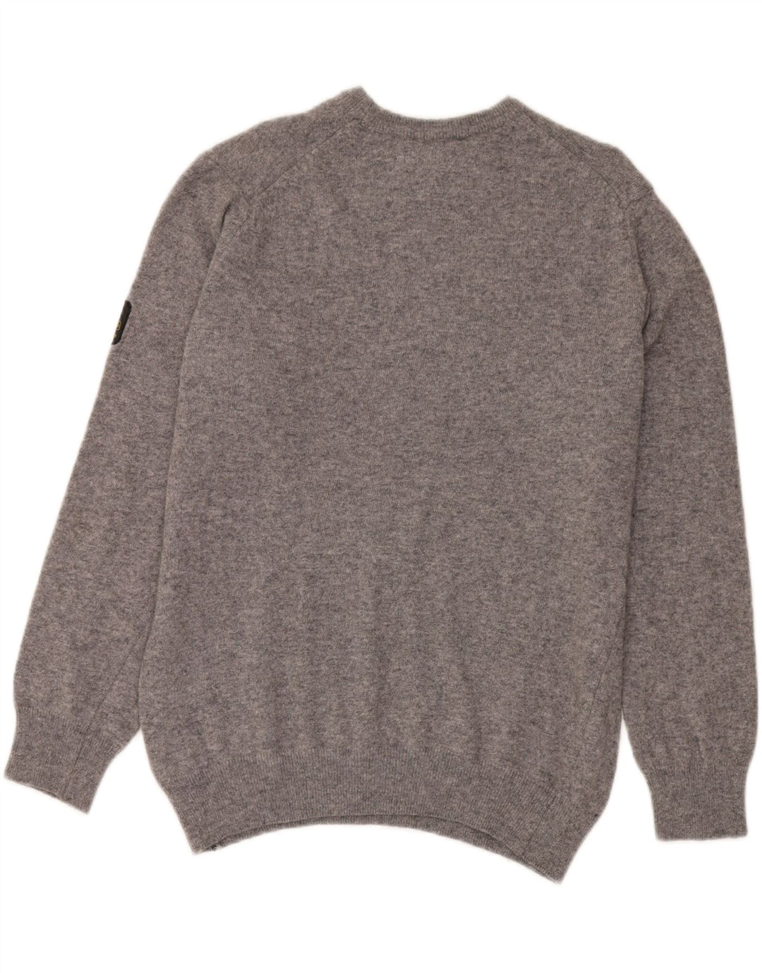 REFRIGIWEAR Herren-Pullover mit Rundhalsausschnitt, mittelgrau