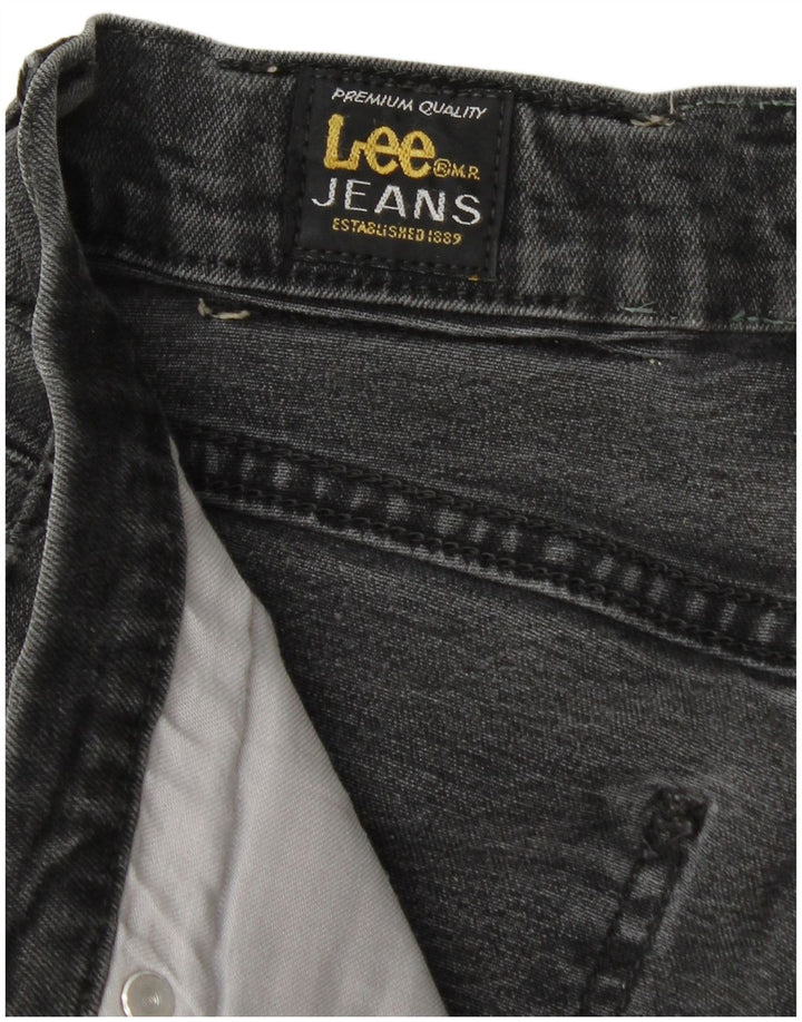 LEE Damen Tapered Jeans W30 L28 Grau