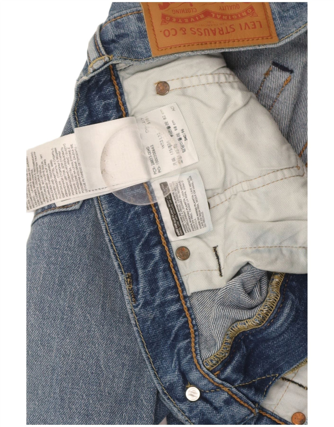 LEVI'S Womens 512 Slim Tapered Jeans W32 L32 Blue Cotton