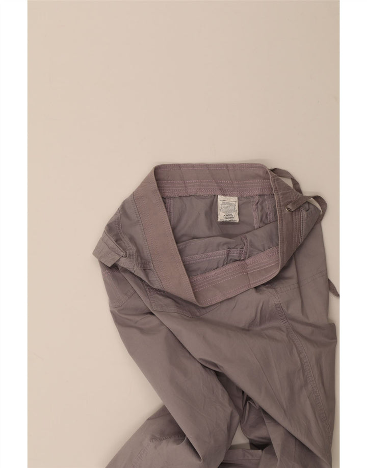 LEE Womens Relaxed Fit Capri Trousers US 6 Medium W30 L19 Grey Cotton Vintage Lee and Second-Hand Lee from Messina Hembry 