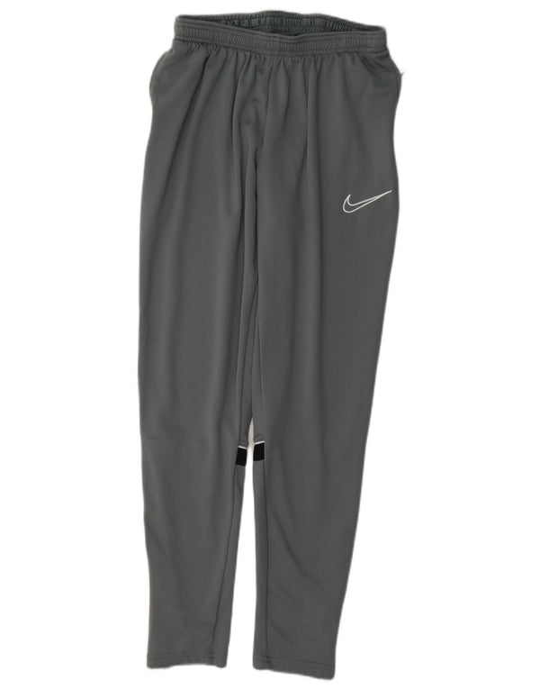 Nike Herren Dri Fit Trainingshose Mittelgraues Colourblock-Polyester