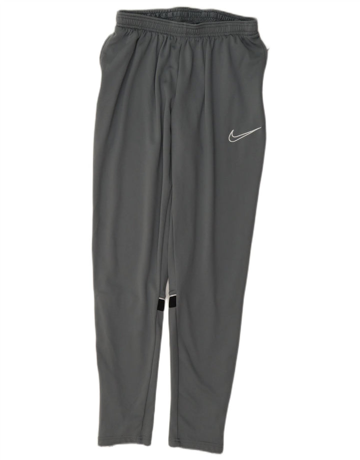 Nike Herren Dri Fit Trainingshose Mittelgraues Colourblock-Polyester