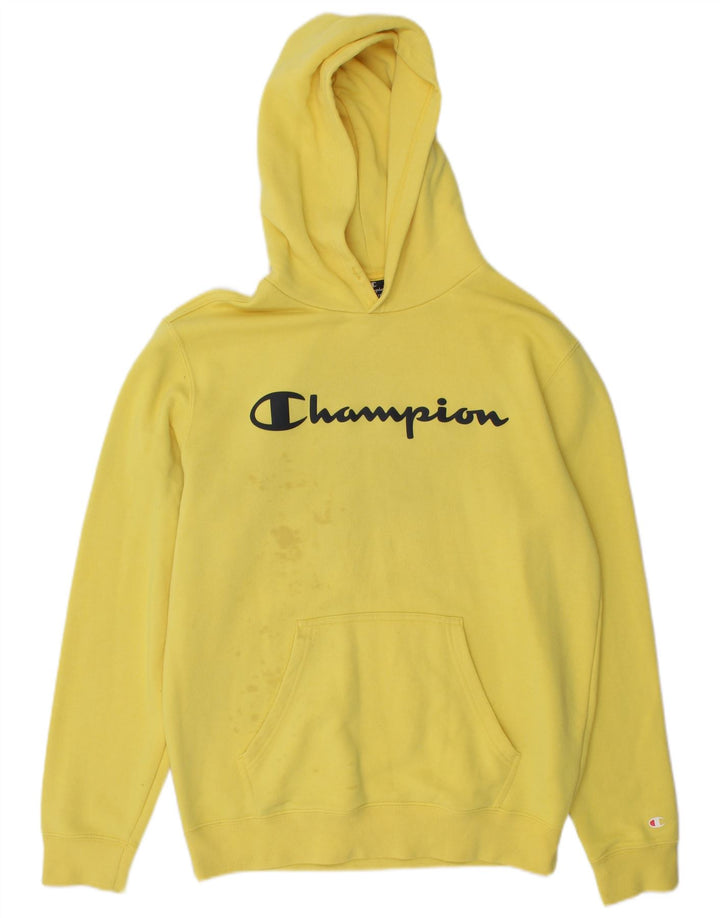 Champion Herren-Kapuzenpullover mit Grafik, mittelgelbe Baumwolle