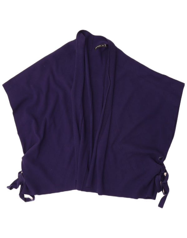 Karen Millen Damen Cape Cardigan Pullover UK 14 Medium Marineblau Viskose
