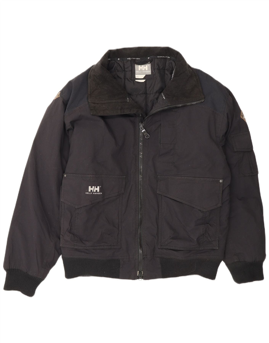 Helly Hansen Herren Bomberjacke UK 40 Large Schwarz Nylon