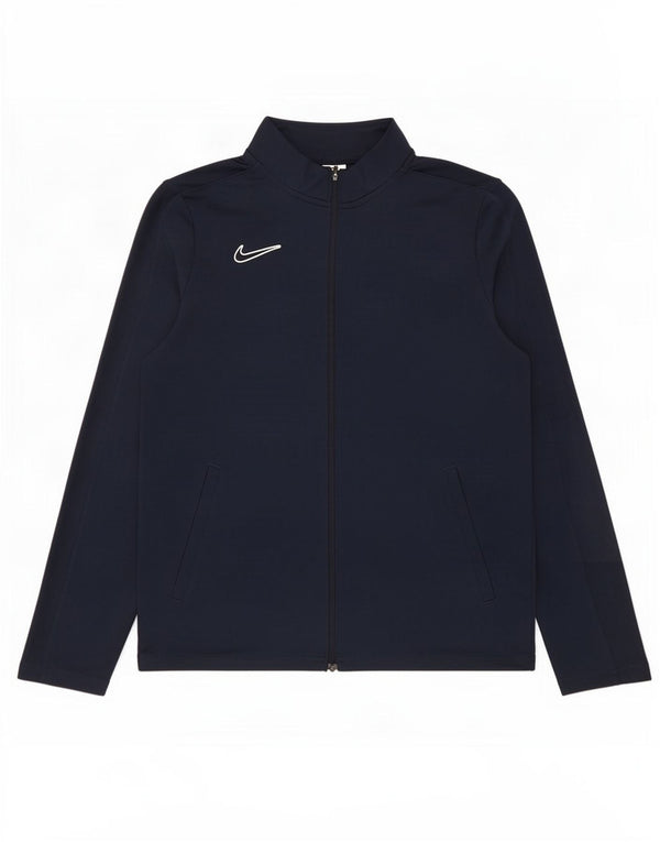 Nike Dri-Fit-Trainingsanzug-Oberteil für Jungen, 12–13 Jahre, Größe L, Marineblau