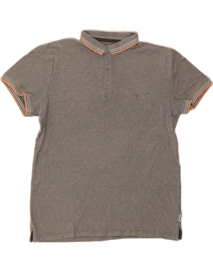 WRANGLER Mens Polo Shirt Large Grey Vintage Wrangler and Second-Hand Wrangler from Messina Hembry 