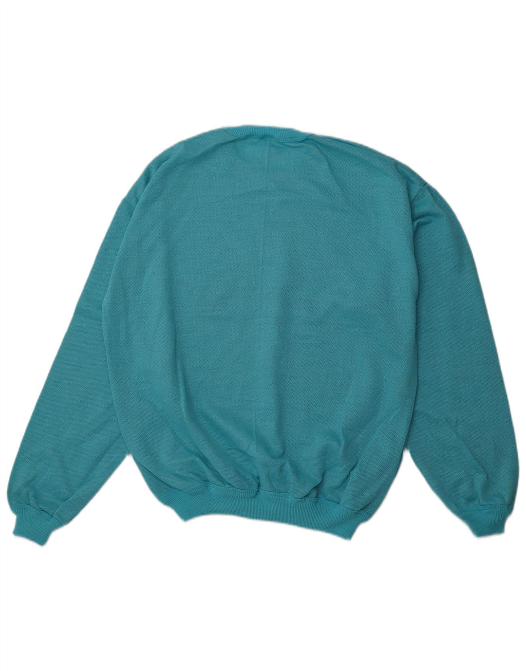 VINTAGE Herren Grafik Sweatshirt Pullover XL Blaue Baumwolle