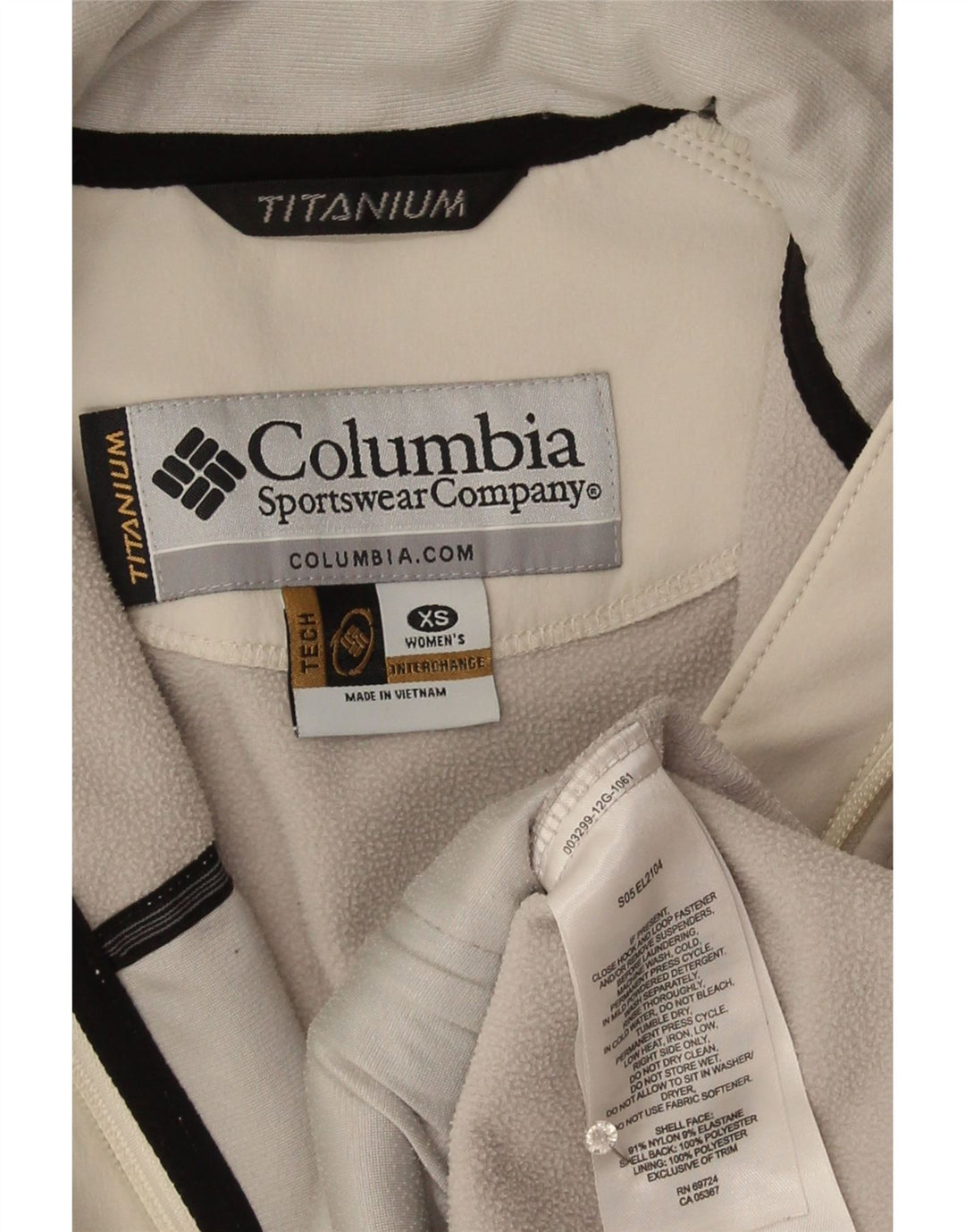 Columbia Damen Titanium Windjacke UK 6 XS Graues Nylon