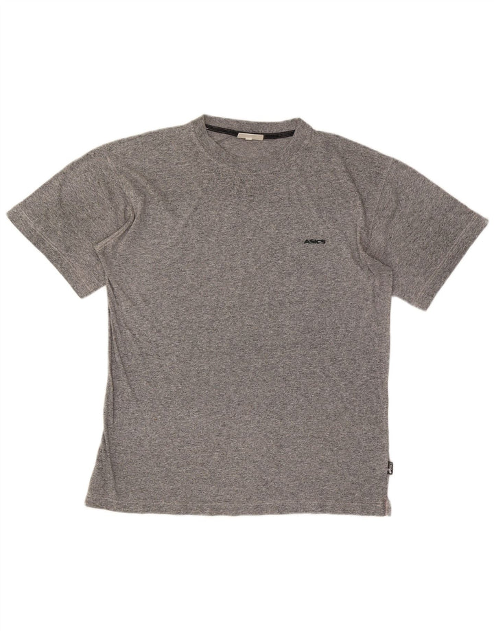 Asics Herren T-Shirt Top Large Grau Baumwolle