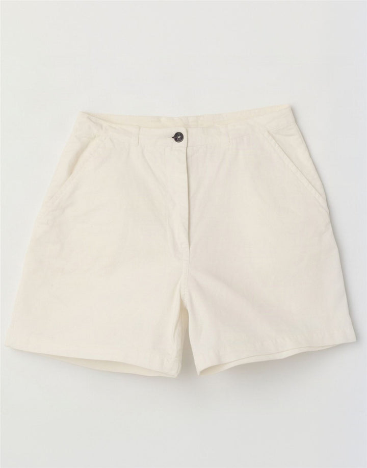 Calvin Klein Damen Chinoshorts W27 Small Weiße Baumwolle