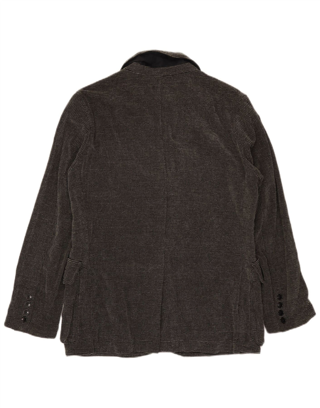 Kandis & Kandis Mann Herren Blazer Jacke UK 38 Medium Schwarz Nadelstreifen