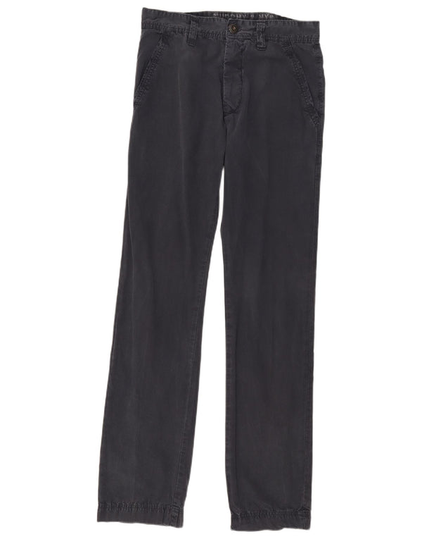 Murphy & Nye Gerade Chinohose für Herren, W31, L33, Marineblau, Baumwolle