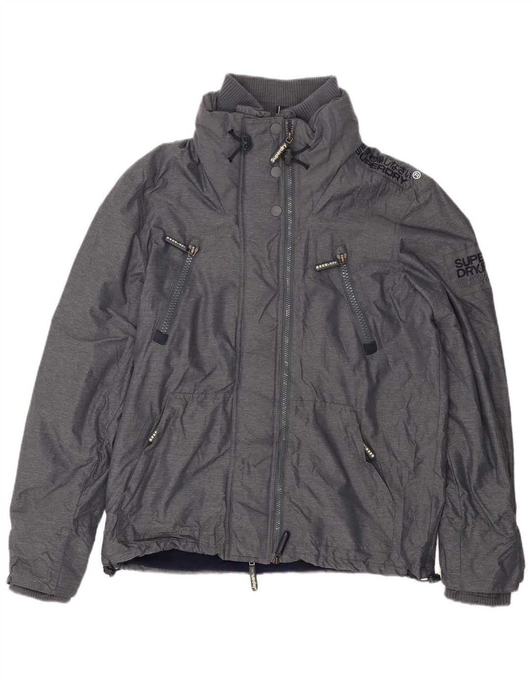 Superdry Herren Graphic Windjacke UK 42 XL Grau Polyester