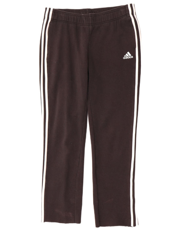 Adidas Damen-Trainingshose UK 12/14 Mittelschwarze Baumwolle