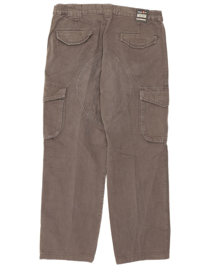 Murphy & Nye Gerade Herren-Cargohose W33 L28 Graue Baumwolle