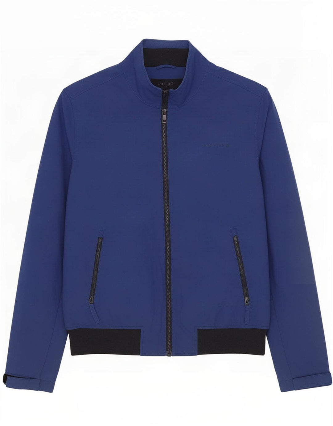 Woolrich Herren-Windbreaker-Jacke UK 42 XL, blaues Colourblock-Polyamid