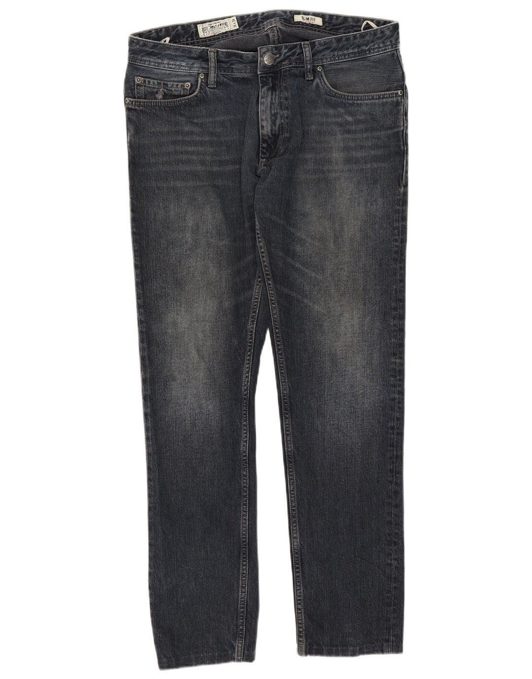 Marlboro Classics Herren Slim Jeans W34 L30 Marineblau