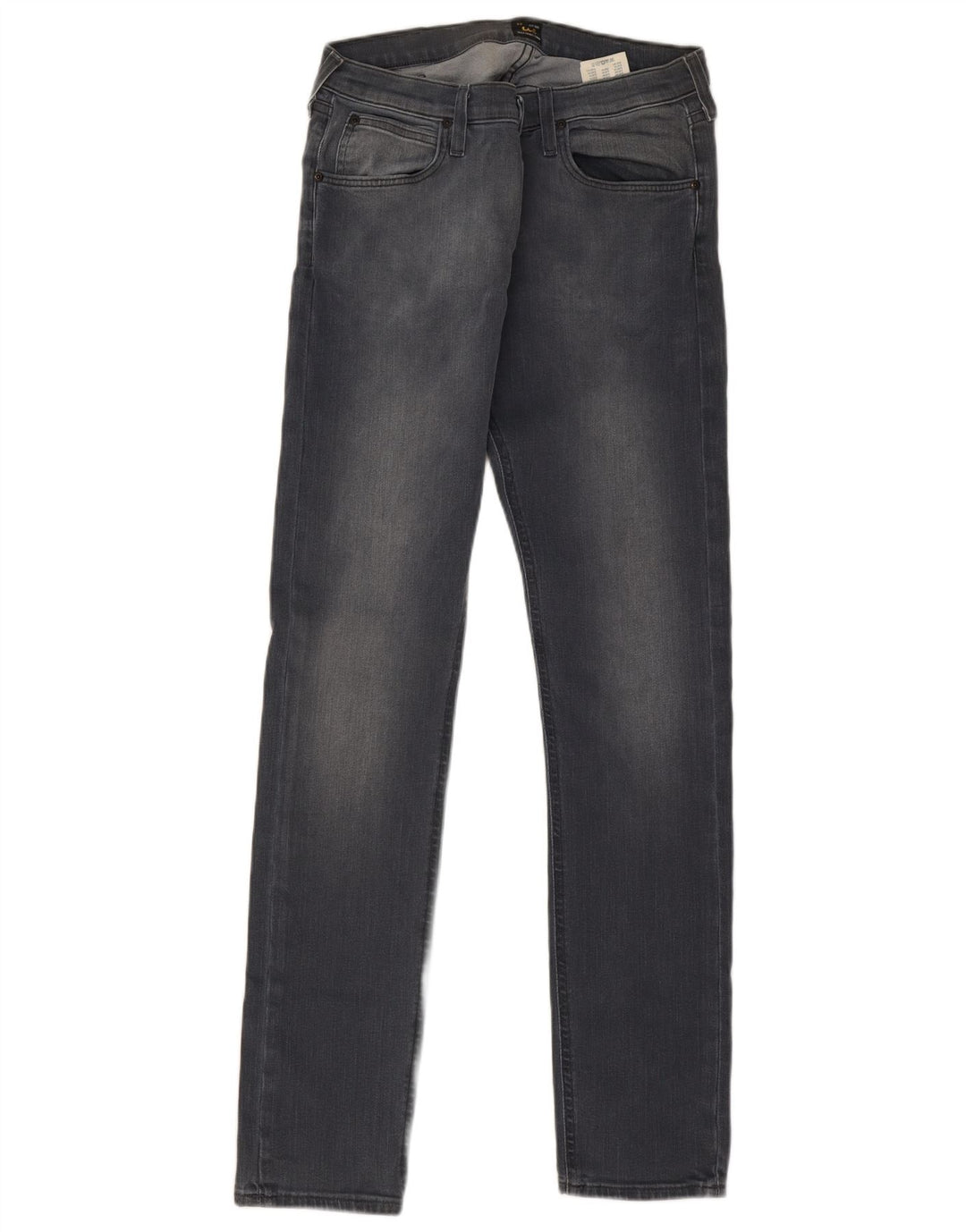 Lee Herren Luke Slim Jeans W32 L32 Graue Baumwolle