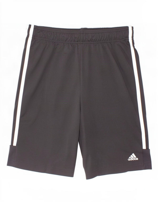 Adidas Jungen Aeroready Sportshorts 13–14 Jahre, schwarzes Polyester