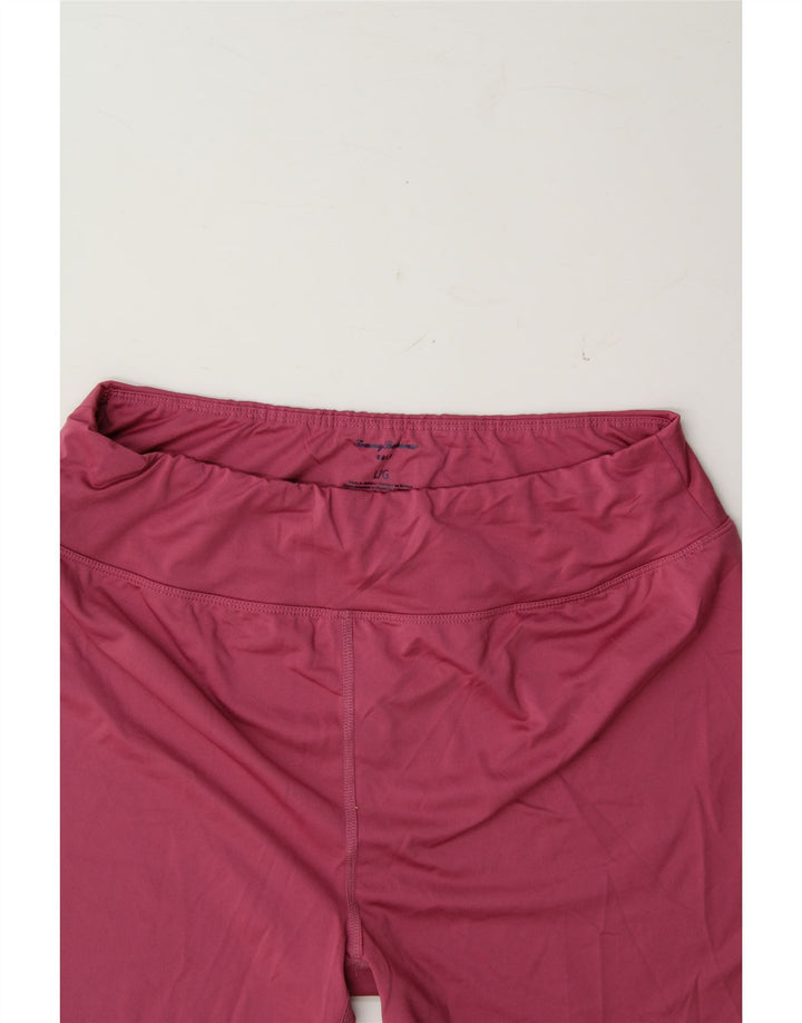 TOMMY BAHAMA Womens Golf Sport Shorts UK 14 Large Pink Polyester Vintage Tommy Bahama and Second-Hand Tommy Bahama from Messina Hembry 