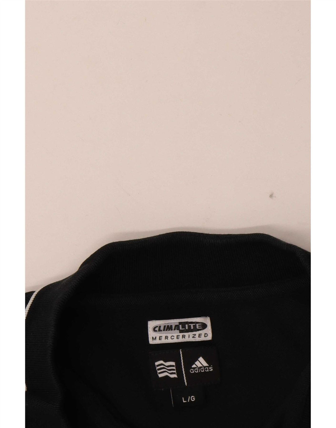 Adidas Herren Climalite Poloshirt Große schwarze Baumwolle