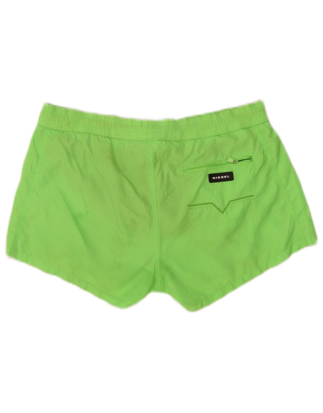Diesel Herren Badeshorts mit Grafik, Größe S, Grün, Polyester