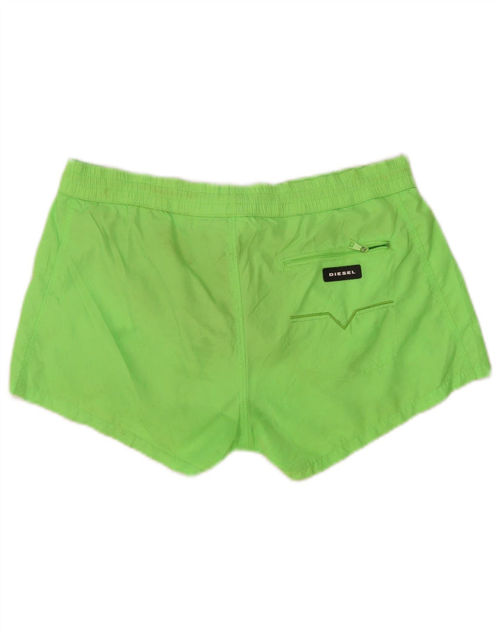 Diesel Herren Badeshorts mit Grafik, Größe S, Grün, Polyester
