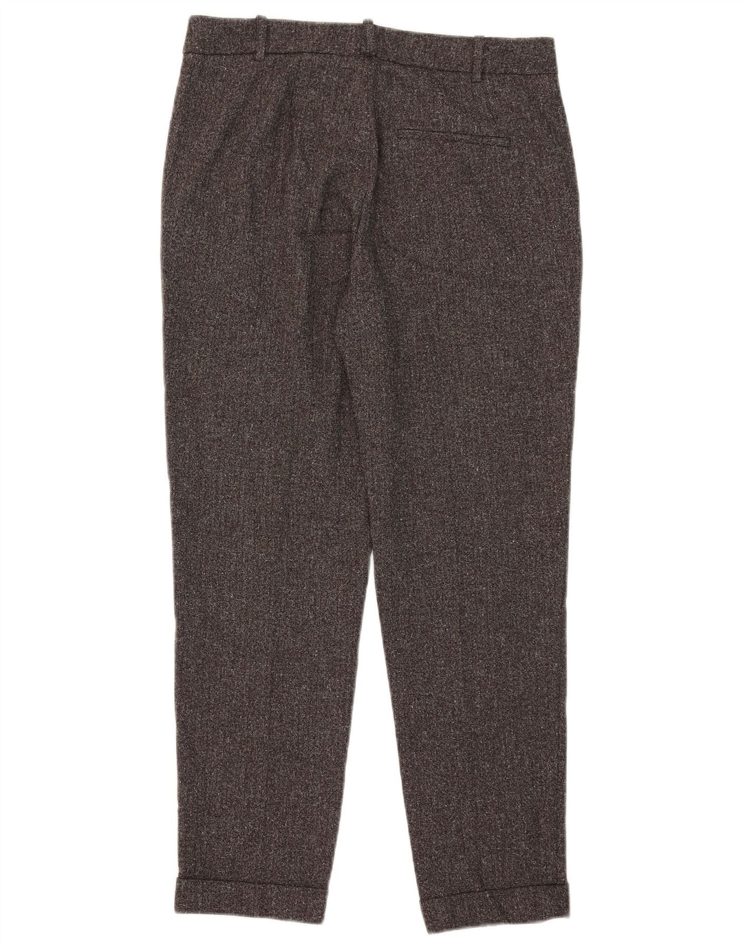 Slim-Anzughose für Damen von Zara, mittelgroß, W28, L27, braun meliert