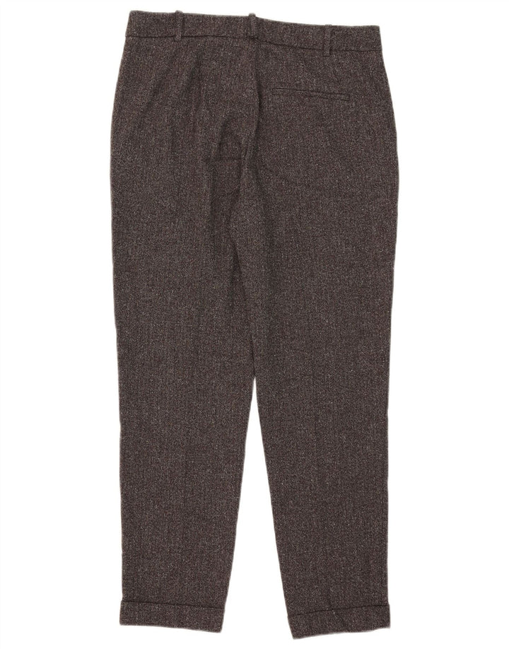 Slim-Anzughose für Damen von Zara, mittelgroß, W28, L27, braun meliert