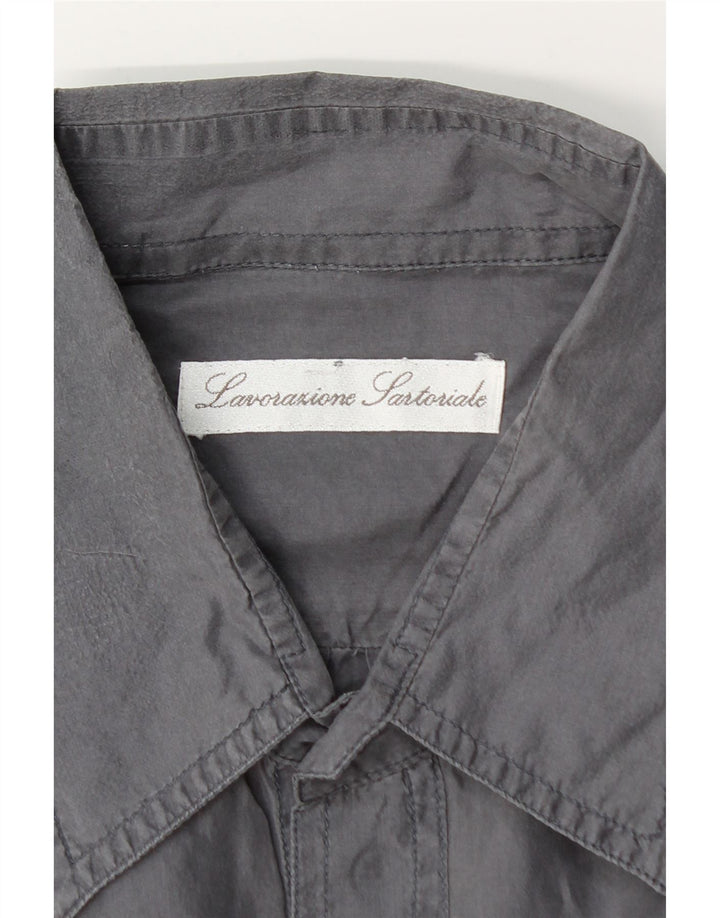 Vintage Herren Kurzarmshirt 2XL Grau