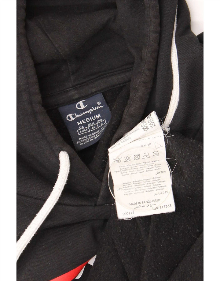 Champion Herren-Kapuzenpullover mit Grafik, mittelschwarz, Baumwolle