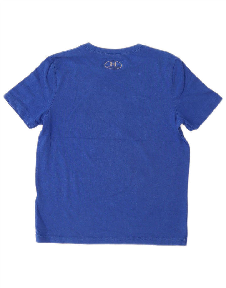UNDER ARMOUR Heat Gear Grafik-T-Shirt für Jungen, 7–8 Jahre, Größe S, Blau