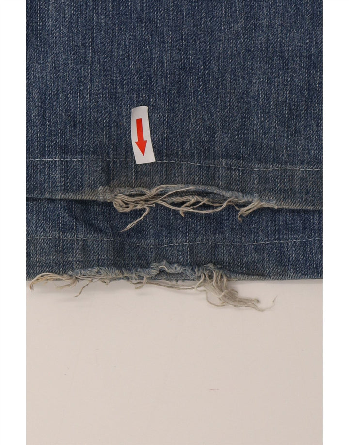 LEE Herren Denver Bootcut Jeans W32 L34 Blaue Baumwolle