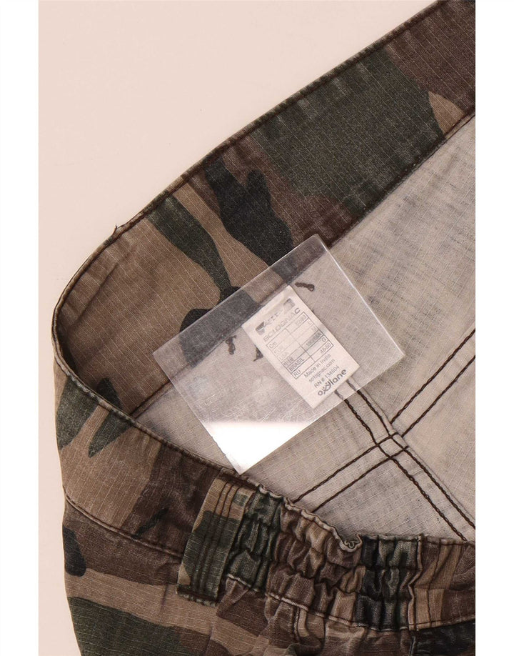 Solognac Herren Cargoshorts Medium W34 Mehrfarbige Camouflage-Baumwolle