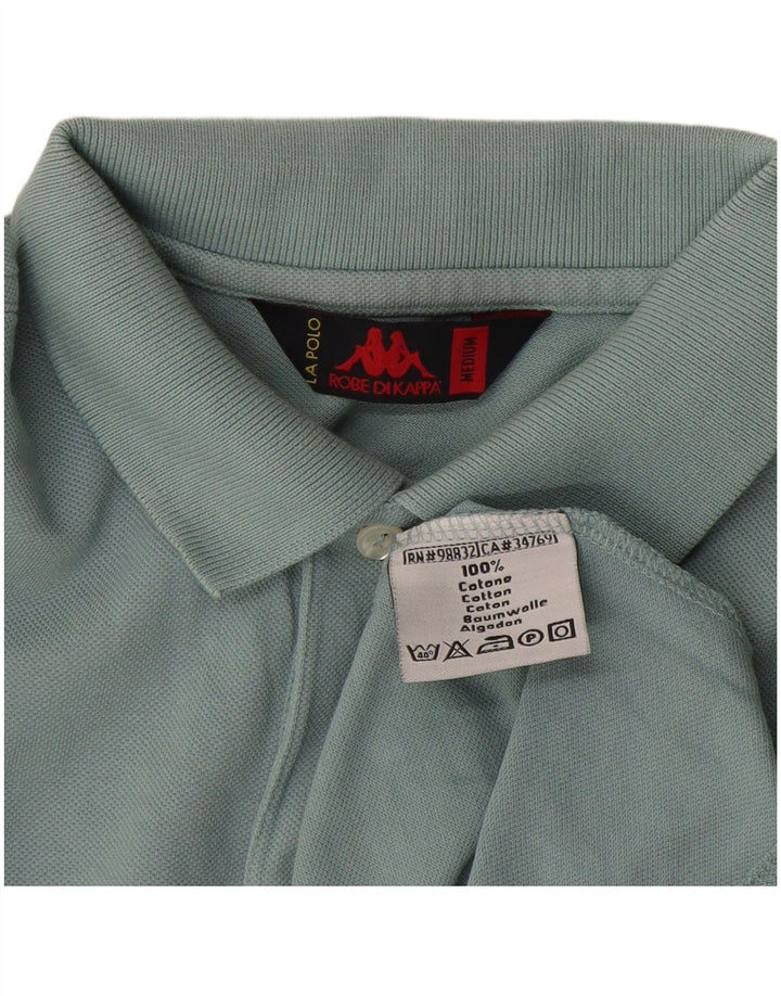 Kappa Herren-Poloshirt aus mittelblauer Baumwolle